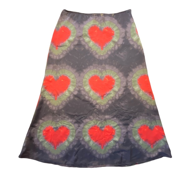 ♥️ OMIGHTY OG ONE LOVE SKIRT | Red and black multi | Size L ♥️ - Picture 1 of 5
